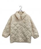 Amiurエミレ）の古着「big collar quilting jacket」｜ホワイト