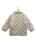 Amiur (エミレ) big collar quilting jacket ホワイト サイズ:F：3980円