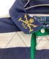 中古・古着 POLO RALPH LAUREN (ポロ・ラルフローレン) ラガーシャツ ネイビー×ホワイト サイズ:M：3980円