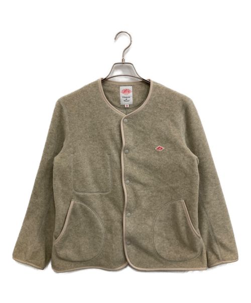 DANTON（ダントン）DANTON (ダントン) FLEECE COLLARLESS JACKET ベージュ サイズ:38の古着・服飾アイテム