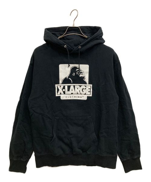 X-LARGE（エクストララージ）X-LARGE (エクストララージ) ロゴパーカー ブラック サイズ:Ｓの古着・服飾アイテム