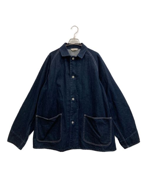 somom&co（サムオムアンドコー）somom&co (サムオムアンドコー) FREAK'S STORE (フリークスストア) 別注big coveralls インディゴ サイズ:Fの古着・服飾アイテム