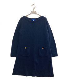 BLUE LABEL CRESTBRIDGE（ブルーレーベルクレストブリッジ）の古着「ニットワンピース」｜ネイビー