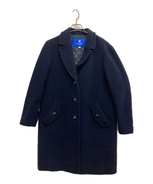 BURBERRY BLUE LABEL（バーバリーブルーレーベル）BURBERRY BLUE LABEL (バーバリーブルーレーベル) コート ネイビー サイズ:38の古着・服飾アイテム