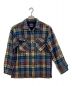 PENDLETON（ペンドルトン）の古着「90’ｓオープンカラーシャツ」｜ブルー