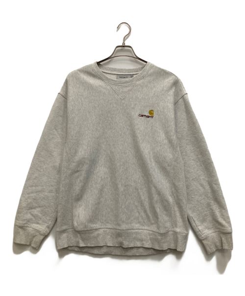 Carhartt WIP（カーハート ワークインプログレス）Carhartt WIP (カーハート) クルーネックスウェット グレー サイズ:Mの古着・服飾アイテム