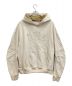 CVTVLIST（カタリスト）の古着「FLEECE ARCHED LOGO USUAL HOODIE」｜アイボリー