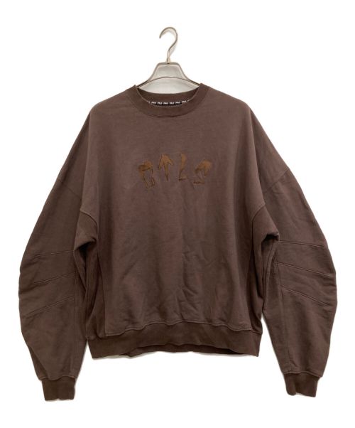 CVTVLIST（カタリスト）CVTVLIST (カタリスト) ARCHED LOGO USUAL CREWNECK SWEAT ブラウン サイズ:1の古着・服飾アイテム