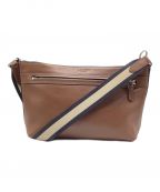 COACHコーチ）の古着「CHARLES FLIGHT BAG IN SMOOTH LEATHER」｜ブラウン