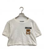 MOSCHINOモスキーノ）の古着「ベア刺繍Tシャツ」｜ホワイト