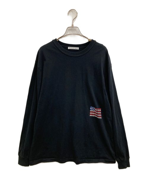 ALEXANDER WANG（アレキサンダーワン）ALEXANDER WANG (アレキサンダーワング) ロングスリーブTシャツ ブラック サイズ:Mの古着・服飾アイテム