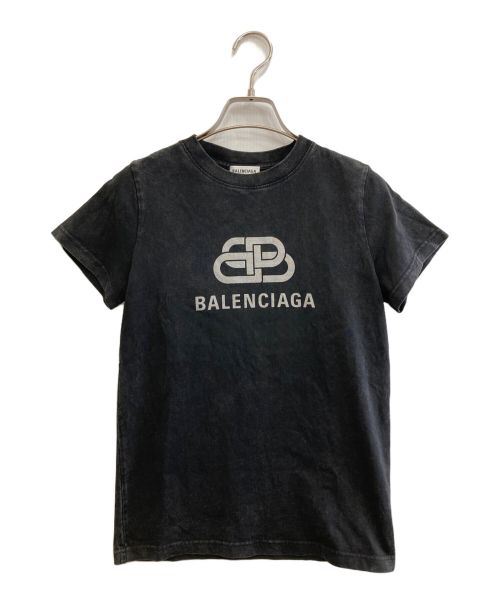 BALENCIAGA（バレンシアガ）BALENCIAGA (バレンシアガ) ロゴTシャツ ブラック サイズ:XSの古着・服飾アイテム