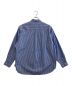 MY (マイ) striped button down collar shirt ブルー×ホワイト サイズ:1：7000円