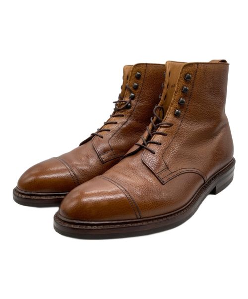 Crockett & Jones（クロケット＆ジョーンズ）Crockett & Jones (クロケット＆ジョーンズ) レースアップブーツ ブラウン サイズ:9の古着・服飾アイテム