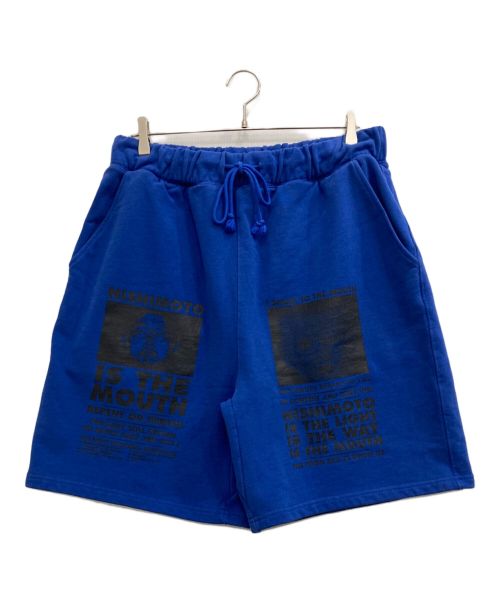 NISHIMOTO IS THE MOUTH（ニシモトイズザマウス）NISHIMOTO IS THE MOUTH (ニシモトイズザマウス) CLASSIC SWEAT SHORTS ブルー サイズ:2XLの古着・服飾アイテム