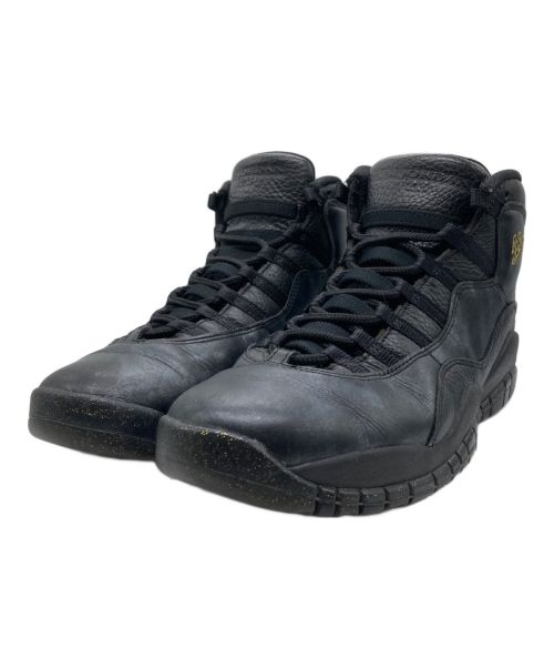 NIKE（ナイキ）NIKE (ナイキ) AIR JORDAN 10 RETRO ブラック サイズ:27.5の古着・服飾アイテム