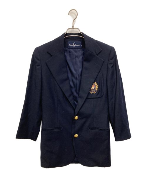 RALPH LAUREN（ラルフローレン）RALPH LAUREN (ラルフローレン) 金牡丹ブレザー ネイビー サイズ:7の古着・服飾アイテム