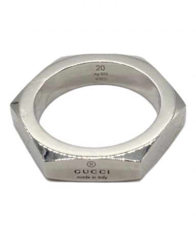 【中古・古着通販】GUCCI (グッチ) トレードマーク ヘキサゴン リング サイズ:20｜ブランド・古着通販 トレファク公式【TREFAC  FASHION】スマホサイト