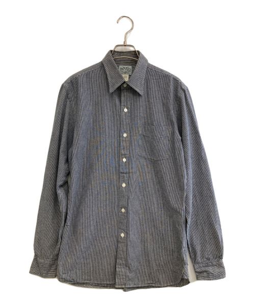 RRL（ダブルアールエル）RRL (ダブルアールエル) 長袖チェックシャツ ネイビー サイズ:Ｓの古着・服飾アイテム