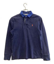 POLO RALPH LAUREN（ポロ・ラルフローレン）の古着「ラガーシャツ」｜ネイビー