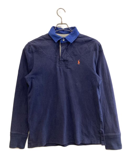 POLO RALPH LAUREN（ポロ・ラルフローレン）POLO RALPH LAUREN (ポロ・ラルフローレン) ラガーシャツ ネイビー サイズ:Ｍの古着・服飾アイテム