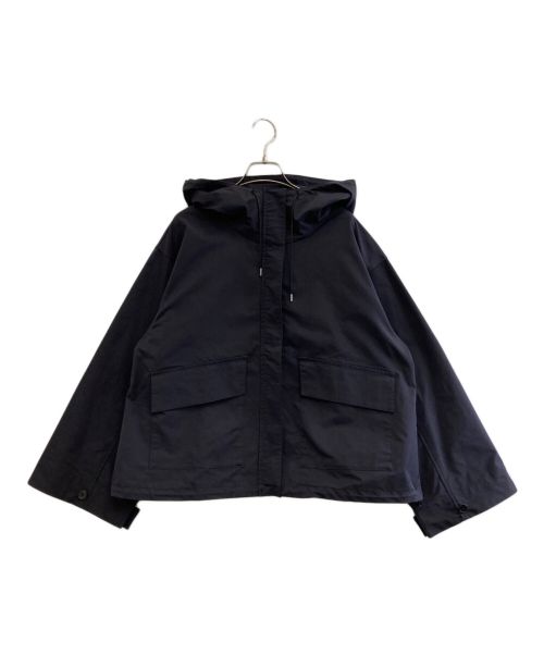 Demi-Luxe Beams（デミルクス ビームス）Demi-Luxe Beams (デミルクス ビームス) タフタフーディーブルゾン ネイビー サイズ:38の古着・服飾アイテム