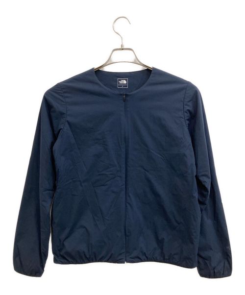 THE NORTH FACE（ザ ノース フェイス）THE NORTH FACE (ザ ノース フェイス) フレキシブルゼファーカーディガン ネイビー サイズ:Ｌの古着・服飾アイテム