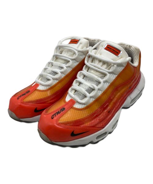 NIKE（ナイキ）NIKE (ナイキ) HERON PRESTON (ヘロンプレストン) AIR MAX 720/95 オレンジ サイズ:26.5の古着・服飾アイテム