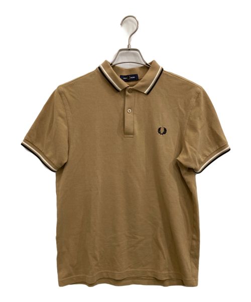 FRED PERRY（フレッドペリー）FRED PERRY (フレッドペリー) ポロシャツ ベージュ サイズ:Mの古着・服飾アイテム