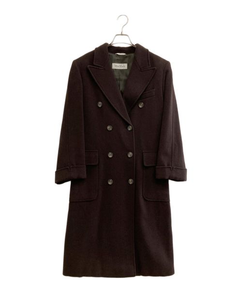 MaxMara（マックスマーラ）MaxMara (マックスマーラ) ウールコート ブラウン サイズ:38の古着・服飾アイテム