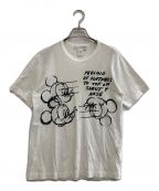 COMME des GARCONS SHIRTコムデギャルソンシャツ）の古着「プリントTシャツ」｜ホワイト