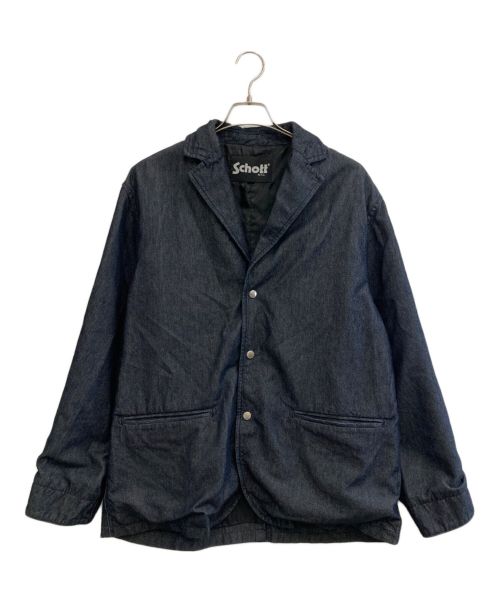 Schott（ショット）Schott (ショット) INDIGO BIRDS EYE 3B JKT ネイビー サイズ:Lの古着・服飾アイテム