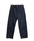 Schottショット）の古着「INDIGO BIRDS EYE TROUSERS」｜インディゴ