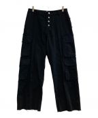 FTWエフティーダブリュー）の古着「DOUBLE POCKET CARGO PANTS」｜ブラック