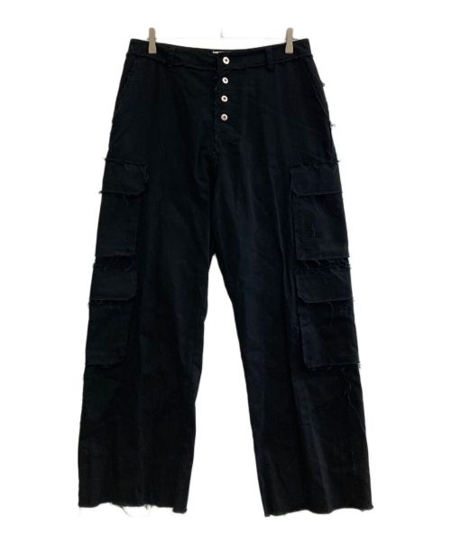 FTW（エフティーダブリュー）FTW (エフティーダブリュー) DOUBLE POCKET CARGO PANTS ブラック サイズ:Lの古着・服飾アイテム