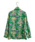 GUCCI (グッチ) Waterlily Print Silk Shirt グリーン サイズ:42：25000円