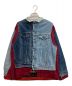 Rebuild by Needles (リビルドバイニードルス) Jean Jacket + Rug - Covered Reversible Jacket インディゴ サイズ:M：20000円