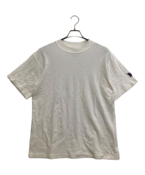 Needles（ニードルズ）Needles (ニードルズ) S/S Mock Neck Tee - Cotton Pile Jersey ホワイト サイズ:Mの古着・服飾アイテム