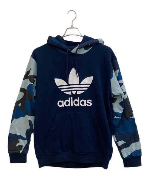 adidas Originals（アディダスオリジナル）adidas Originals (アディダスオリジナル) プルオーバーパーカー ネイビー サイズ:US表記　Lの古着・服飾アイテム