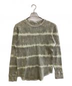 HER NEONハーネオン）の古着「Tie-dye waffle pullover」｜グレー