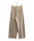 TODAYFUL (トゥデイフル) Doubletuck Twill Trousers ベージュ サイズ:36：12000円