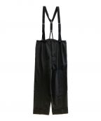 TODAYFULトゥデイフル）の古着「Suspenders Highwaist Pants」｜チャコールグレー