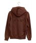 G-STAR RAW (ジースターロゥ) RAW EMBRO HOODED SWEATER/ロゴパーカー ブラウン サイズ:Ｓ：3980円