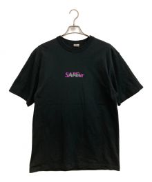 SAPEur（サプール）の古着「プリントTシャツ」｜ブラック