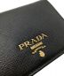 中古・古着 PRADA (プラダ) 2つ折り財布 ブラック：40000円