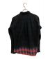 COMME des GARCONS BLACKMARKET (コムデギャルソンブラックマーケット) バイカラーシャツ ブラック サイズ:S：5000円