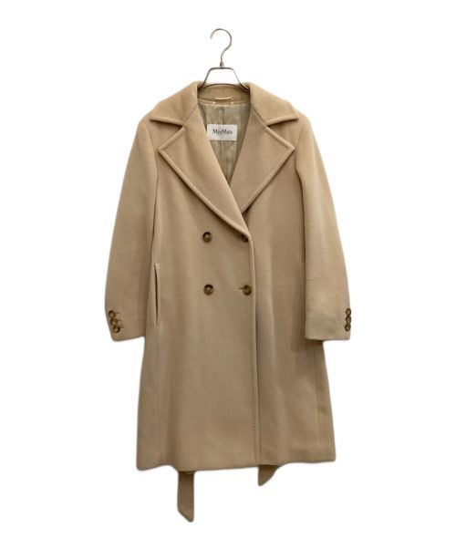 MaxMara（マックスマーラ）MaxMara (マックスマーラ) カシミヤ混コート ベージュ サイズ:38の古着・服飾アイテム