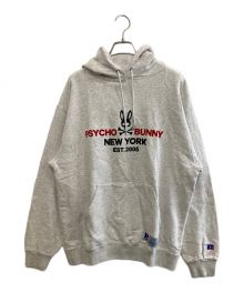 RUSSELL ATHLETIC×Psycho Bunny（ラッセルアスレチック×サイコ バニー）の古着「パーカー」｜ライトグレー