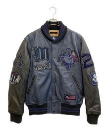 McGREGOR（マクレガー）の古着「All Leather Award Jacket」｜ネイビー