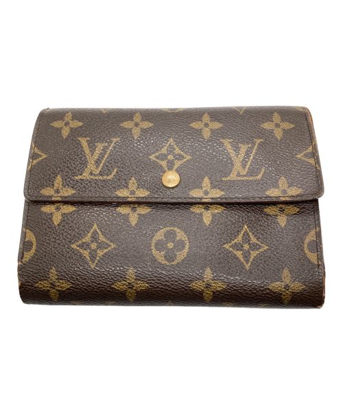 LOUIS VUITTON（ルイ ヴィトン）LOUIS VUITTON (ルイ ヴィトン) 3つ折り財布 ブラウンの古着・服飾アイテム